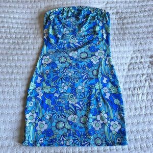 Princess Polly nylon mini dress in floral